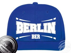 Snapback Cap baseball cap Berlin blue