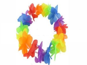 Hawaii chain headbands rainbow