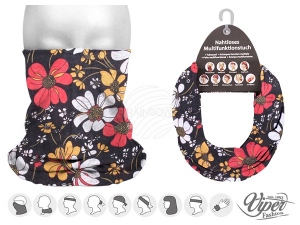 Multifunctional cloth 9 in 1 Multi-purpose scarf Flowers MF-157