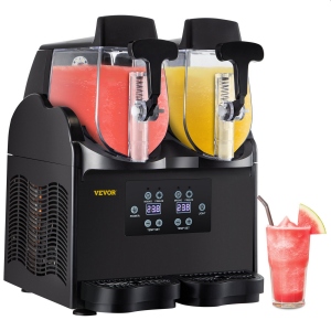 Commercial slush ice machine, 2 x 2.5 L 380 W