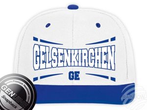 Snapback Cap Basecap Gelsenkirchen weiss