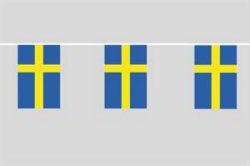 Lancuch flag Szwecja