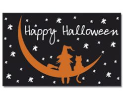 Flag Halloween moon