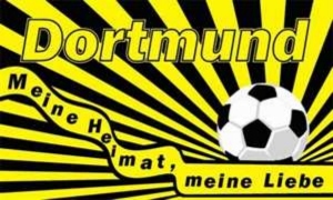 Fahne Dortmund Fu�ball Meine Heimat meine Liebe