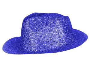 Trilby Hut glitzernd blau