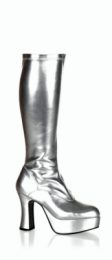 Plateau boot silver