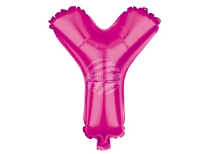 Folienballon Helium Ballon pink Buchstabe Y