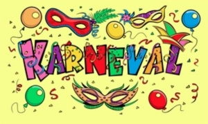 Fahne Karneval