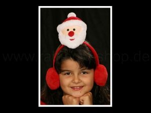 Ear Muff with Nicholas red