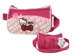 Hello Kitty Handtasche klein mit Fahrradhalterung