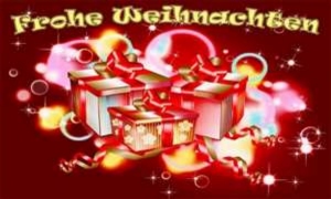 Fahne Weihnachten Pckchen