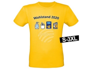 Camiseta con motivo amarillo Modelo Shirt-003g