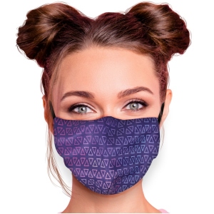 Verstellbare Motivmaske mit Motiv AM-321