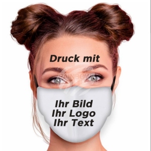 Mund-Nasenschutzmaske mit Druck Ihr Motiv AM-003