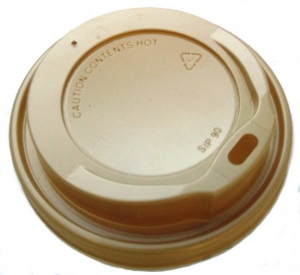 Kaffeebecher To Go Deckel fr 0,2l gold 100 Stck