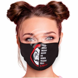 Verstellbare Motivmaske mit Motiv AM-242