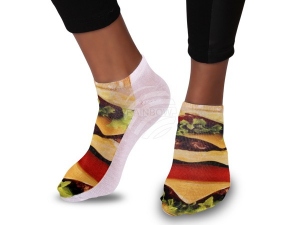 Motif-Socks Burger SO-123