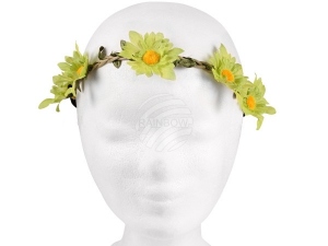 Floral wreath light green/yellow