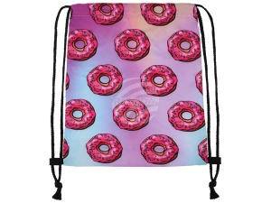 Turnbeutel Gymsac Design Donuts rosa/hellblau/rosa
