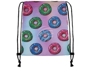 Turnbeutel Gymsac Design Donuts rosa/hellblau/multicolor