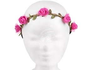 Floral wreath fuchsia