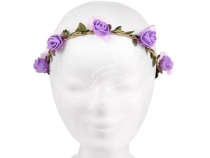 Floral wreath purple