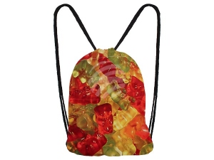 Rucksack Tasche Turnbeutel Gummibren