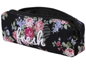 Pencil Case, Feather sleeve Design Flowers