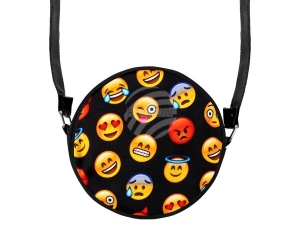 Runde Motiv-Handtasche Emoji-Con Mix