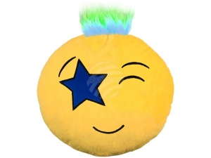 Punk Emoticon Pillows Star eye yellow