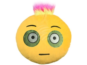 Kissen Emoticon Emoji-Con Punk Augenringe