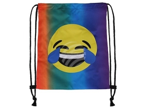 Turnbeutel Gymsac Design Emoticon LOL multicolor