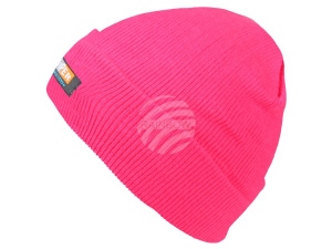 Long Beanie Slouch Design Knitted cap neon pink