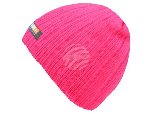 Long Beanie Slouch Strickmtze pink