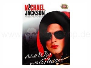 Wig Michael Jackson with glasses