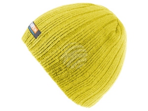 Long Beanie Slouch Strickmtze neon gelb