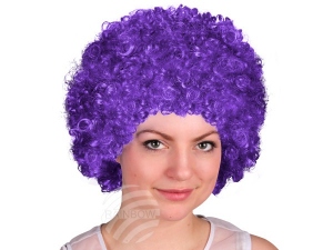 Afro Wig purple