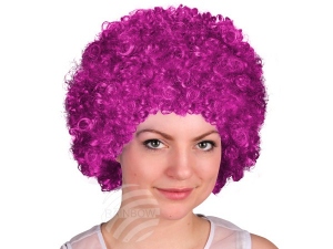 Afro Wig purple/violet