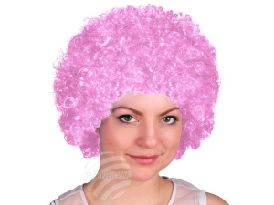 Afro Percke hell pink