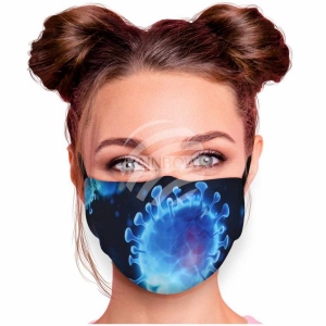 Verstellbare Motivmaske mit Motiv AM-205