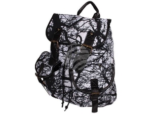 Backpack with side pockets Tree white