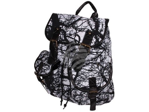 Rucksack mit Seitentaschen Baum weiss