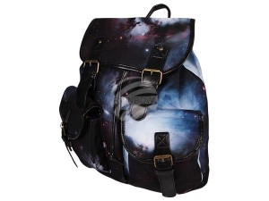 Backpack with side pockets Space black