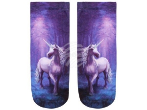 Motive Socks Unicorn purple blue
