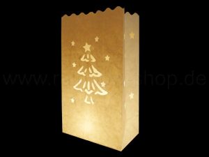 Light bags white Christmas tree