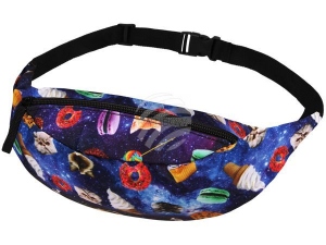 Bumbag Hipbag Candy y gatos en el universo