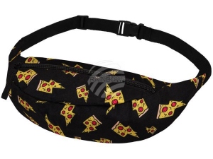 Bumbag Hipbag Pizza relmpago negro