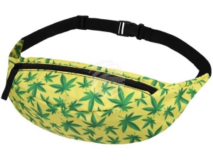 Fanny pack Hipbag Weed yellow