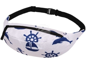 Grteltasche Hipbag Maritim weiss