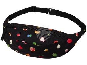 Fanny pack Hipbag Fruits black